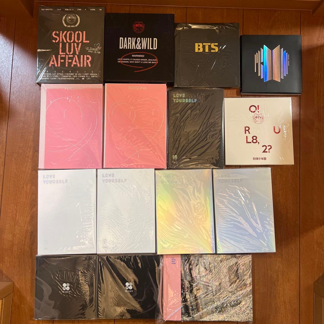公式BTSアルバムやトレカまとめ売り