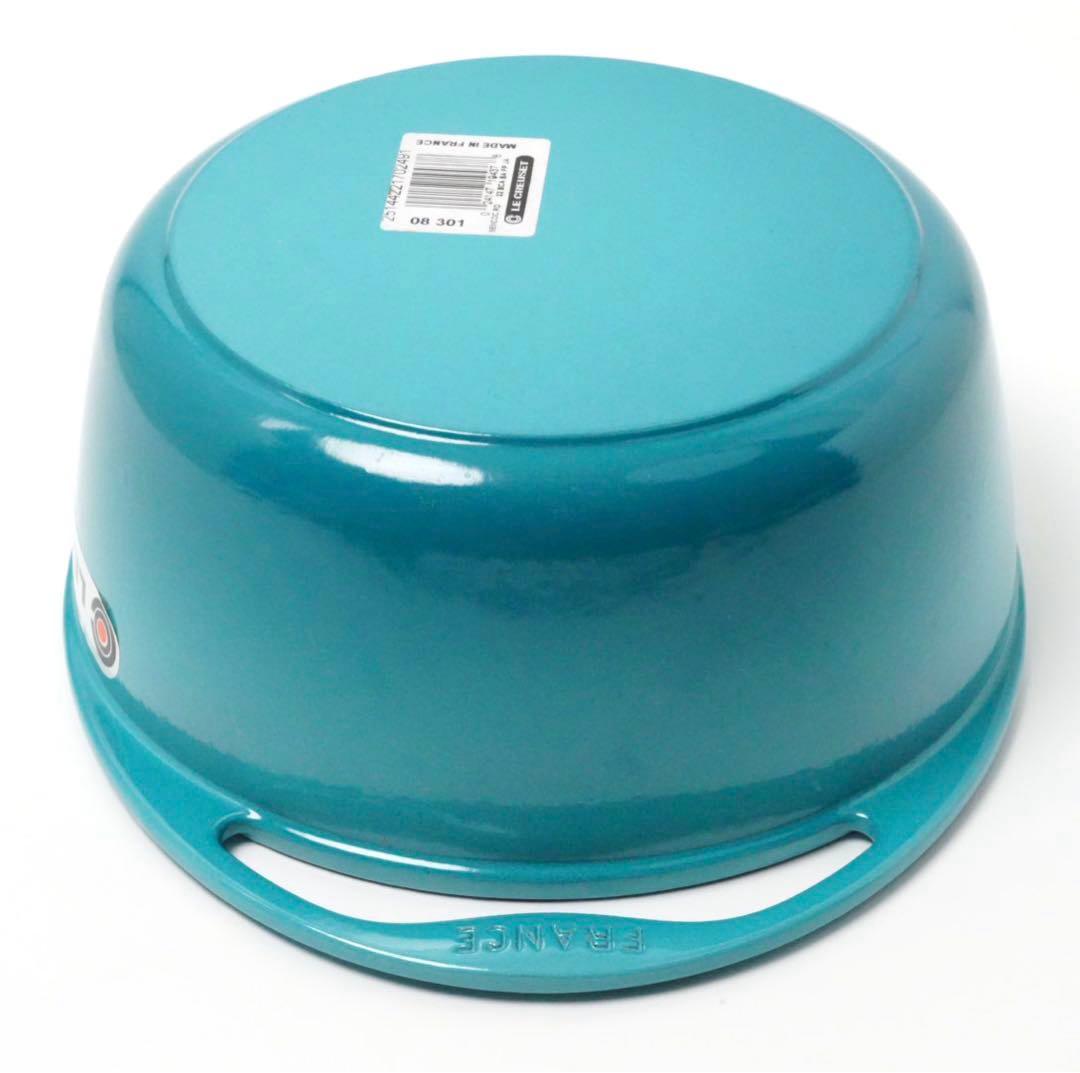 LE CREUSET　ココット センセーション　カリビアンブルー　22cm