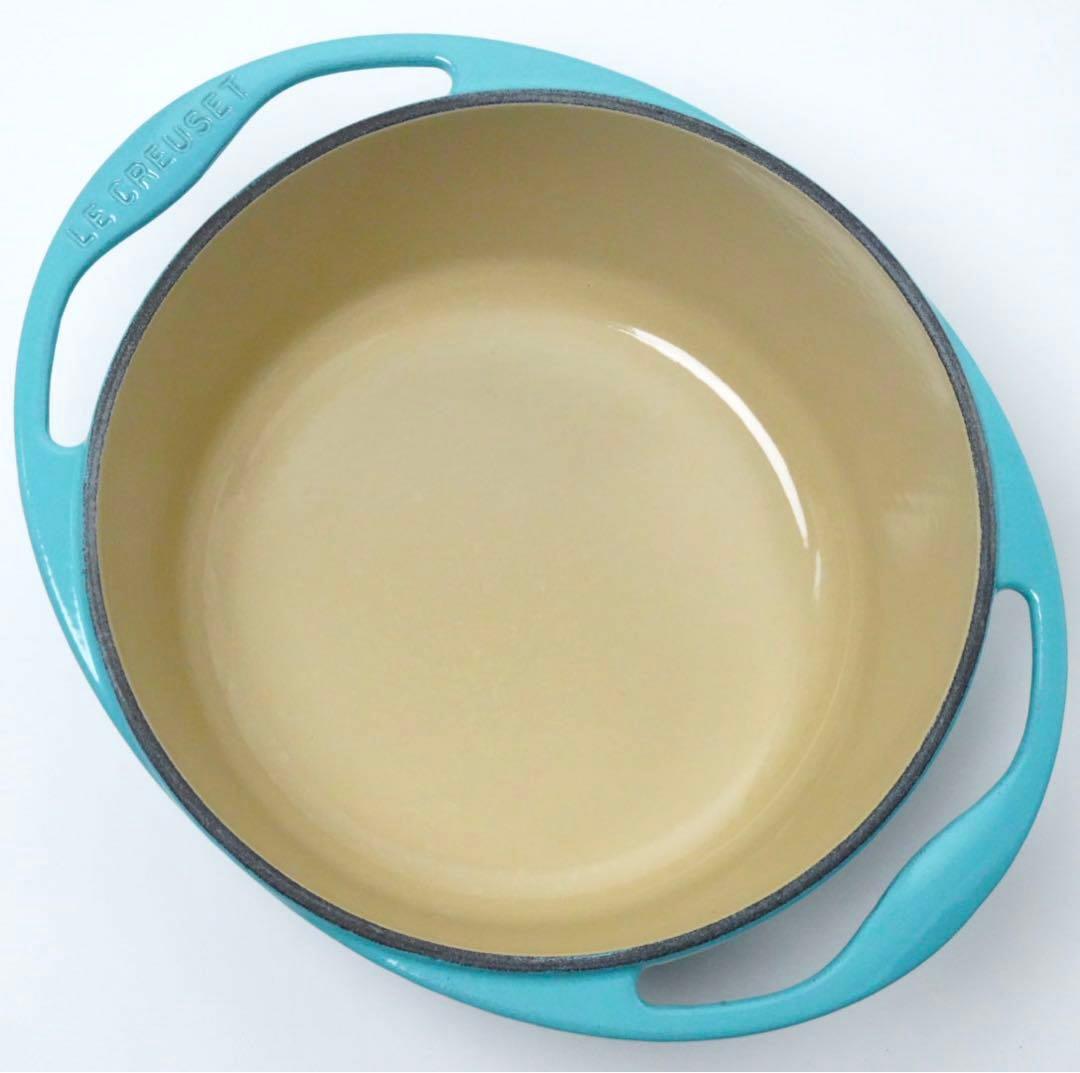 LE CREUSET　ココット センセーション　カリビアンブルー　22cm