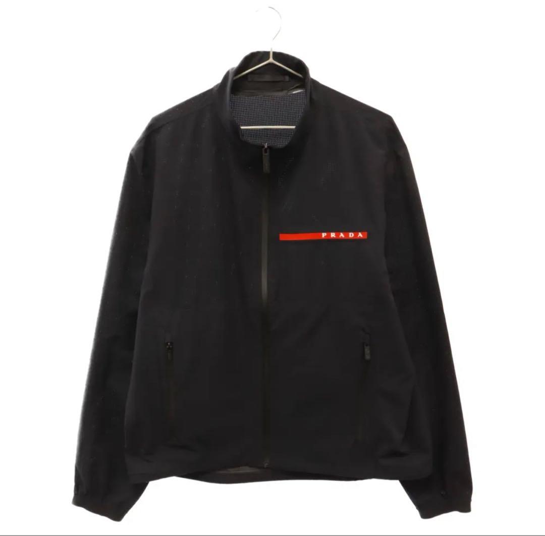 ぱくPRADA ライトバイストレッチジャケット　ナイロンジャケット