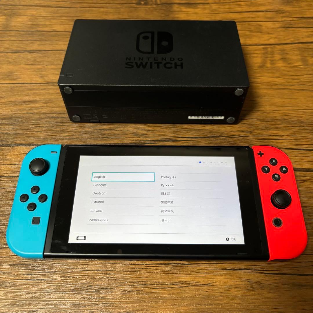 【スイッチ】Nintendo Switch（動作確認済み、SDカード付き）