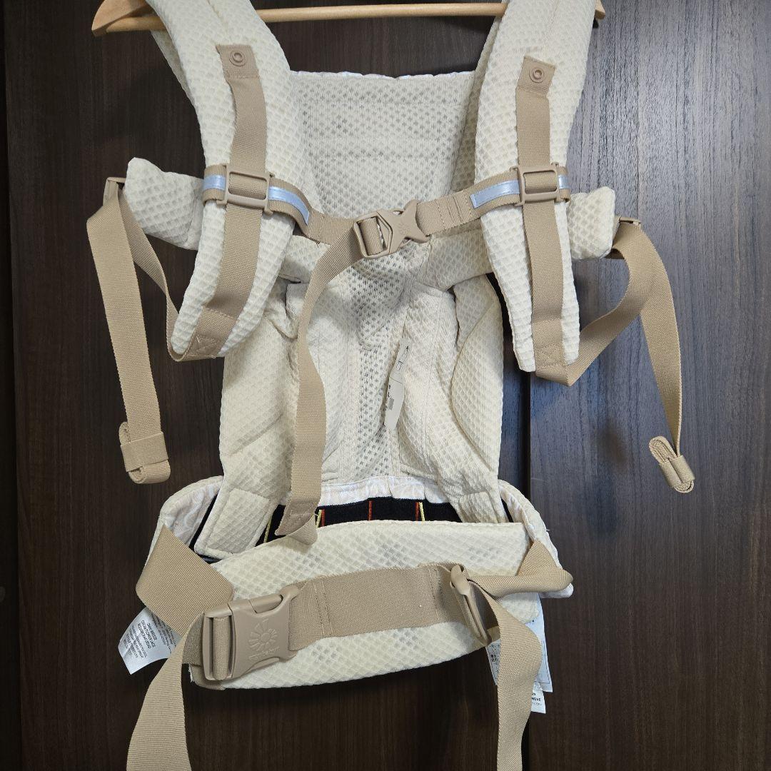 【美品】エルゴベビー オム二ブリーズ抱っこ紐 クリームフラワーレース
