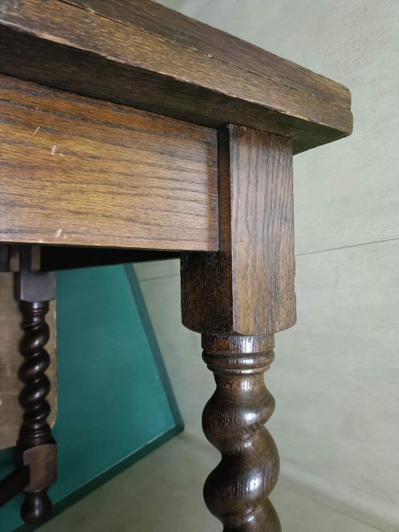 Drawleaf Table 伸長式ダイニングテーブル　イギリスアンティーク家具