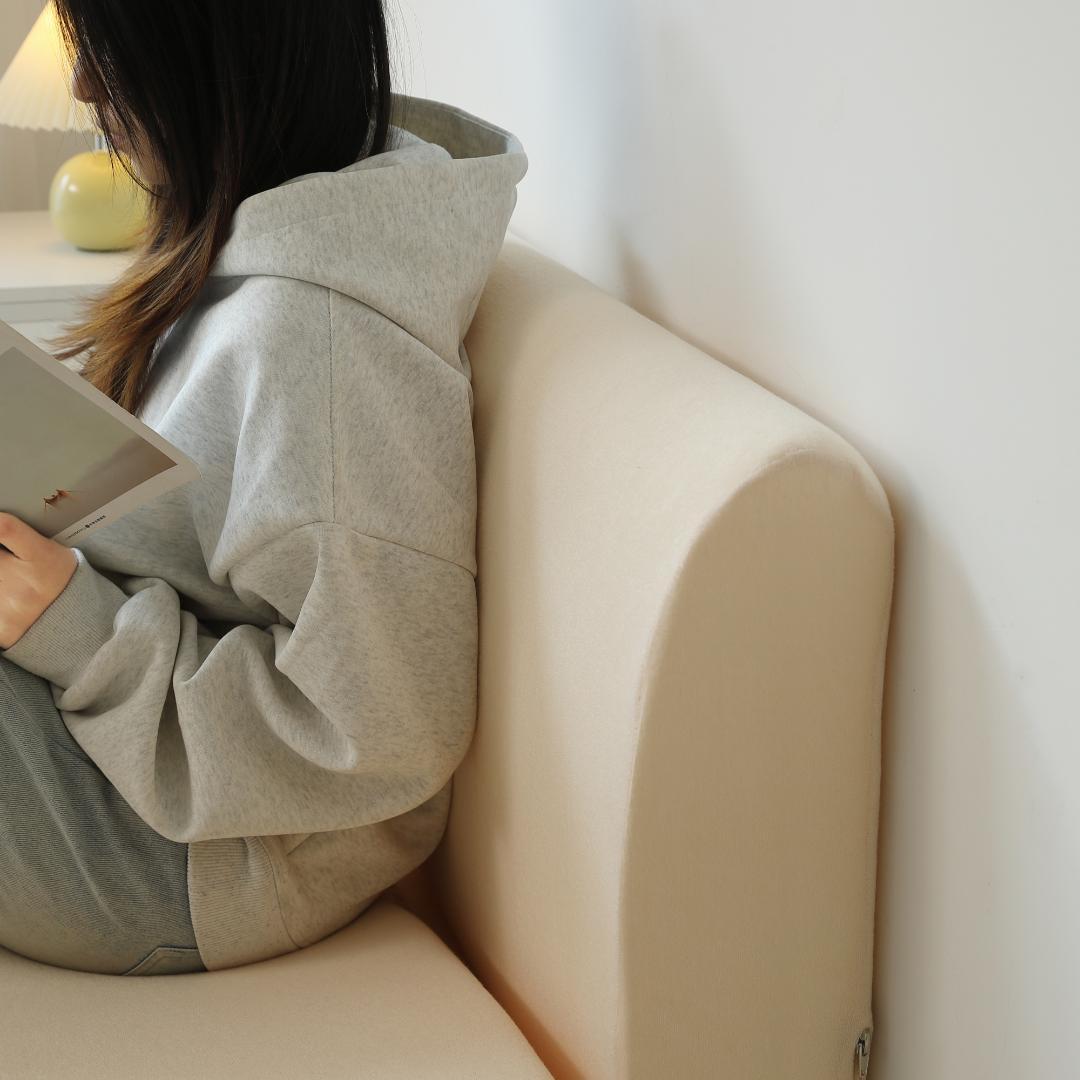 【厚さ8cm】高反発マットレス シングル S 二つ折り 背もたれ付き