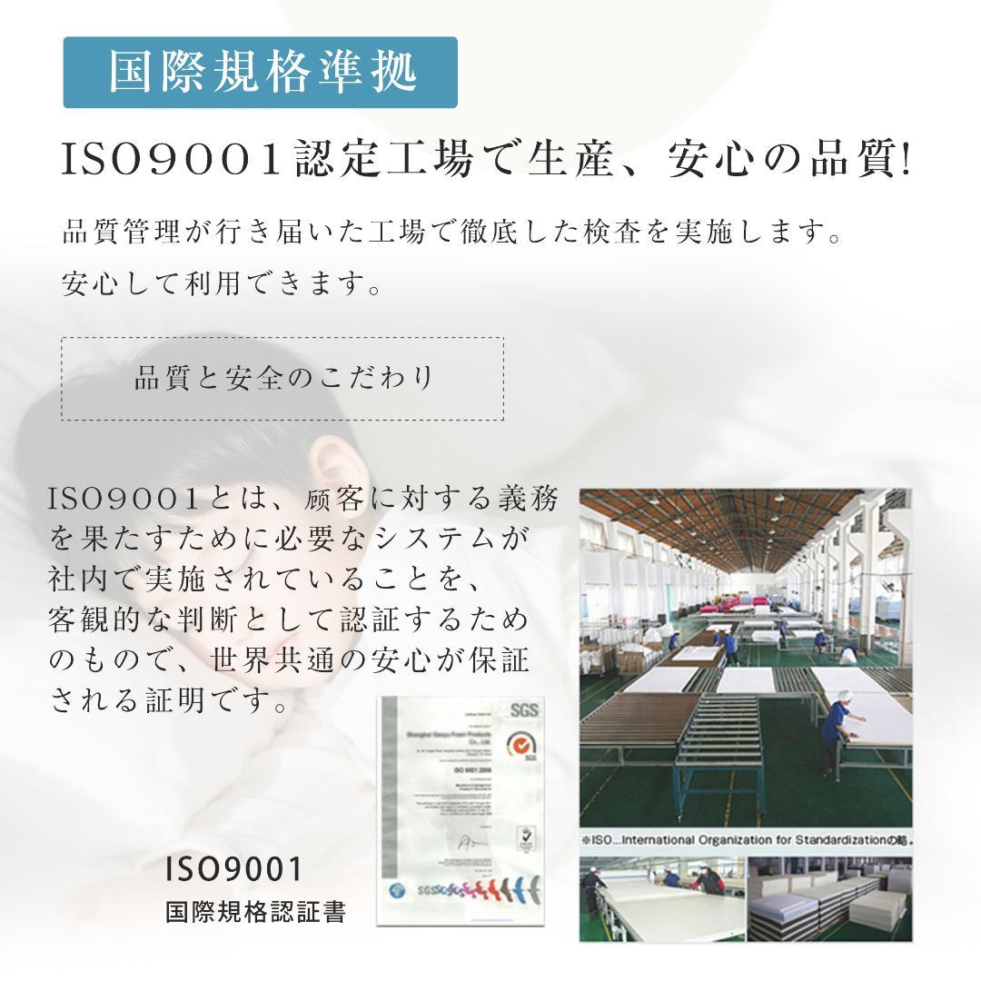 【厚さ8cm】高反発マットレス シングル S 二つ折り 背もたれ付き