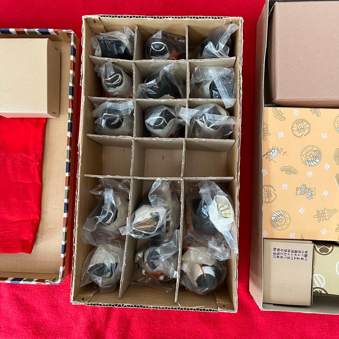 竜光　雛人形　照明付き　ガラスケース　15体セット