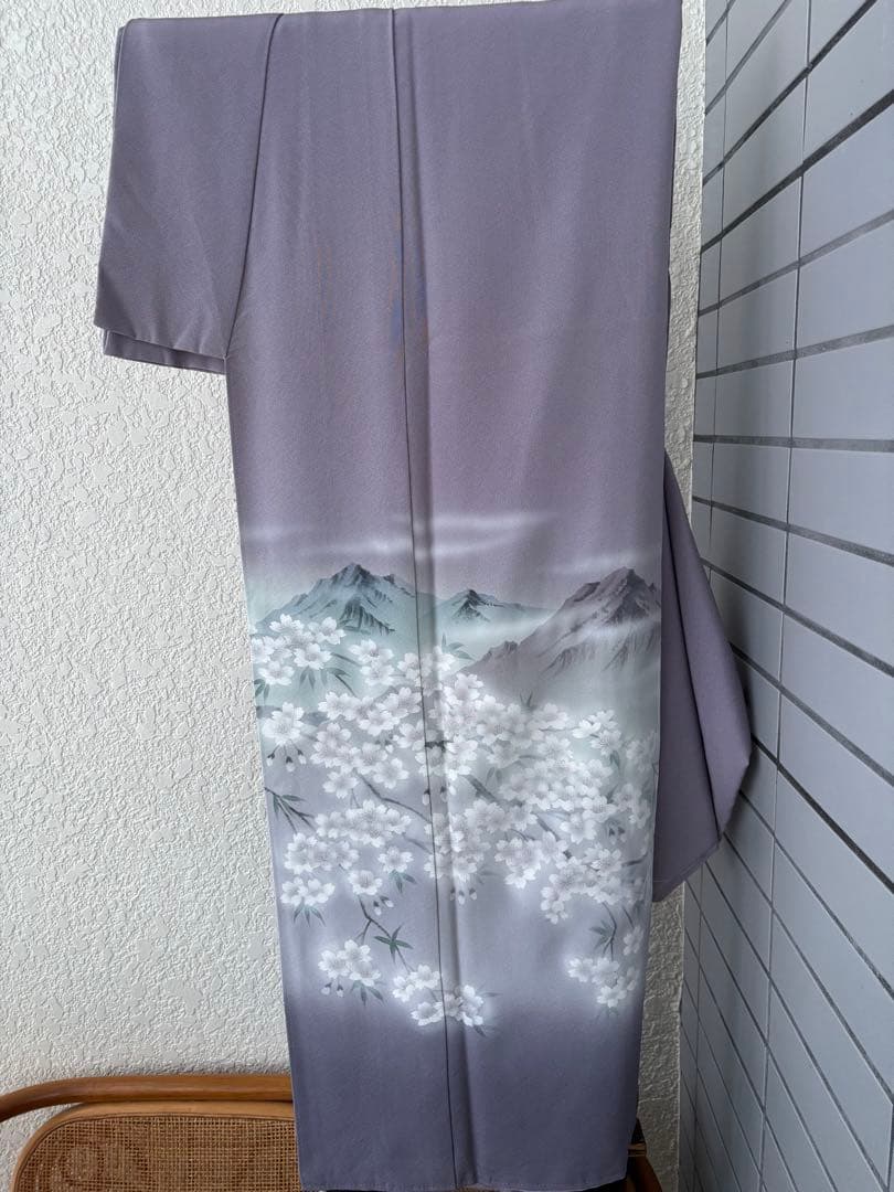 色留袖　一つ紋　作家もの　正絹　未使用