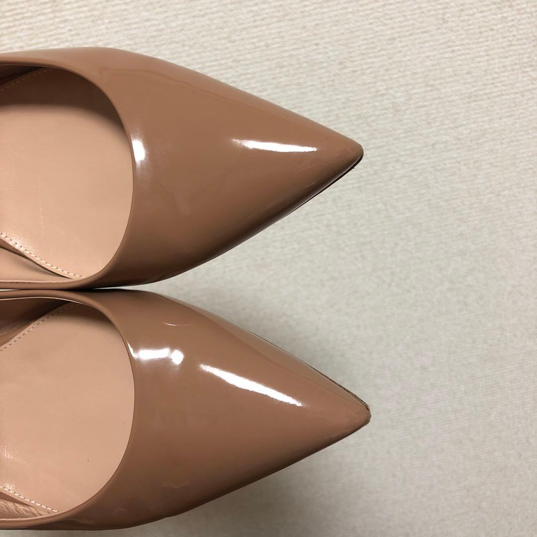 ジャンヴィトロッシ パンプス パテント　フラット　ストラップ　37