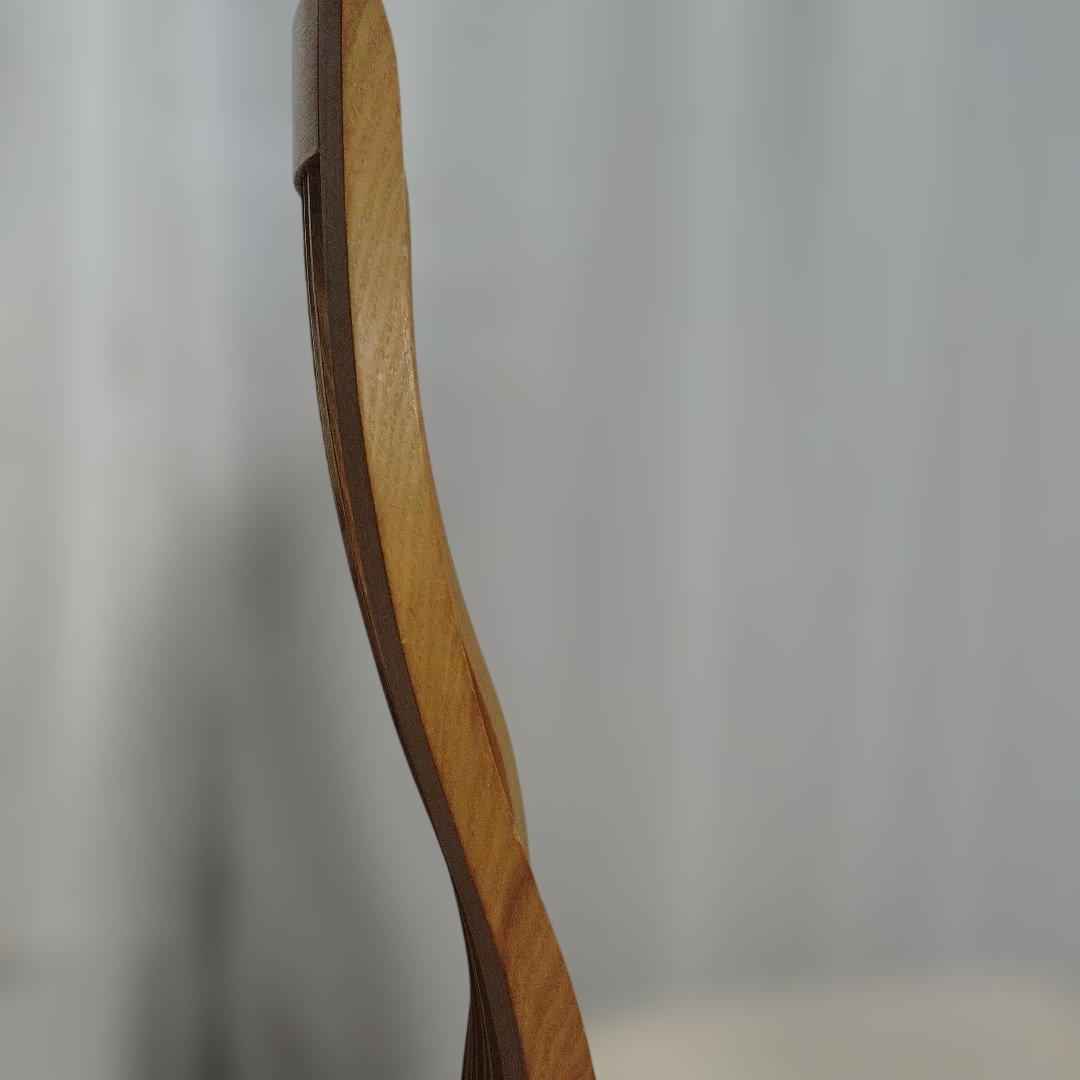 OTSUKA 大塚家具　タモ材　ハイバックチェア　椅子　１脚　木製　天然木②