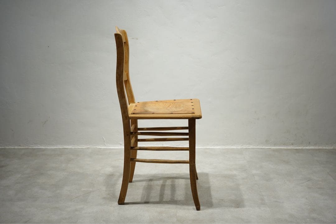 フランスアンティーク　ベンドウッドチェア　椅子　古木　アール・ヌーヴォー