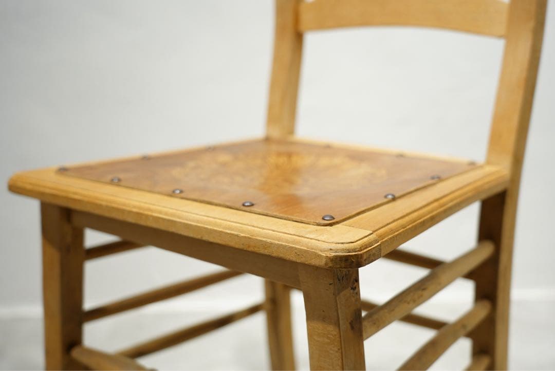 フランスアンティーク　ベンドウッドチェア　椅子　古木　アール・ヌーヴォー