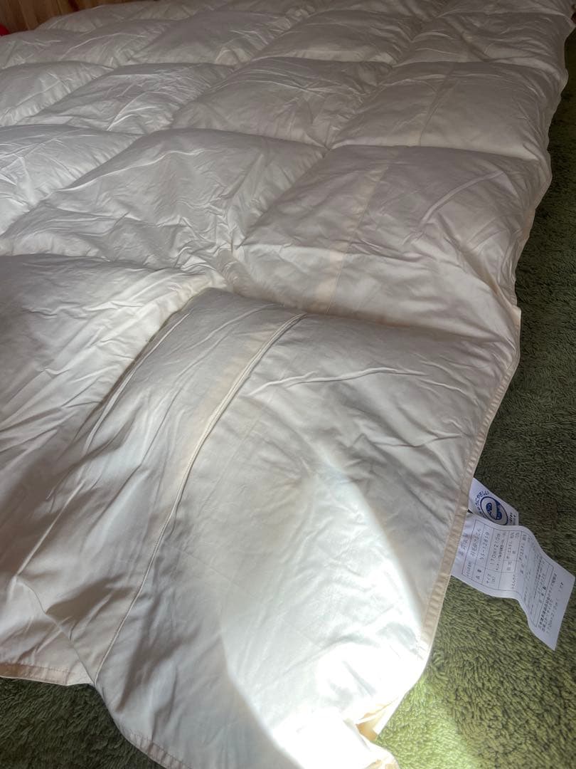 【エコダウン使用】寒冷地仕様　羽毛布団　セミダブル　170×210 ホテル仕様