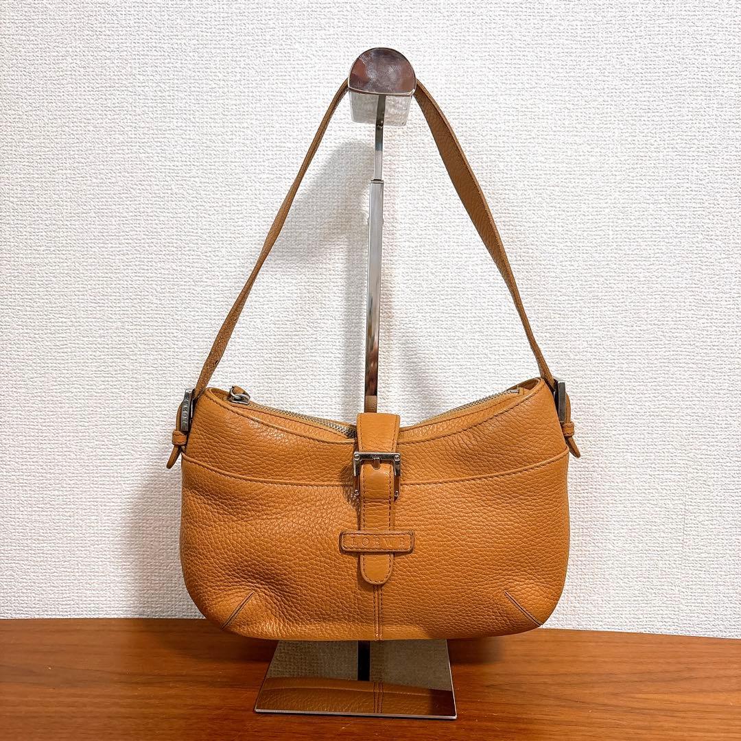 バッグ LOEWE Soho hobo Leather One-Shoulder Bag