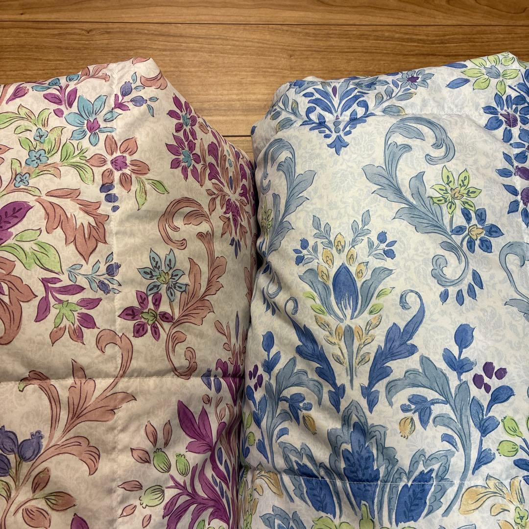 【美品】モリリン 洗える ダウンケット シングルロング 2枚セット