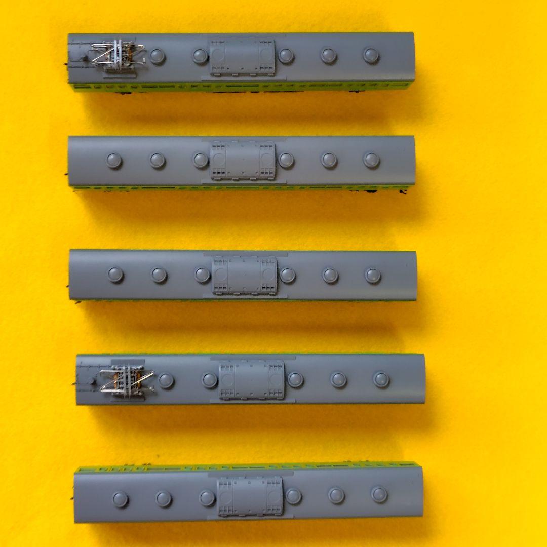 ＫＡＴＯ―103系近郊型電車103系（ うぐいす 色)十両