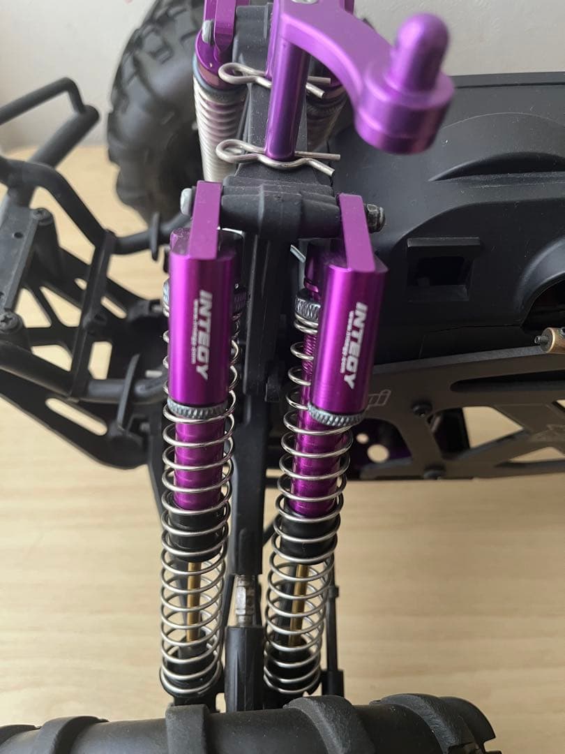 hpiサベージIntegy パープルショックアブソーバー8本セット◎