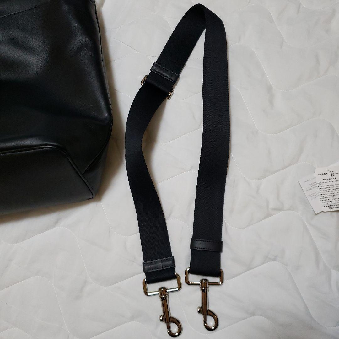 COACH 黒 レザー バッグ　メンズ　黒　ラージ