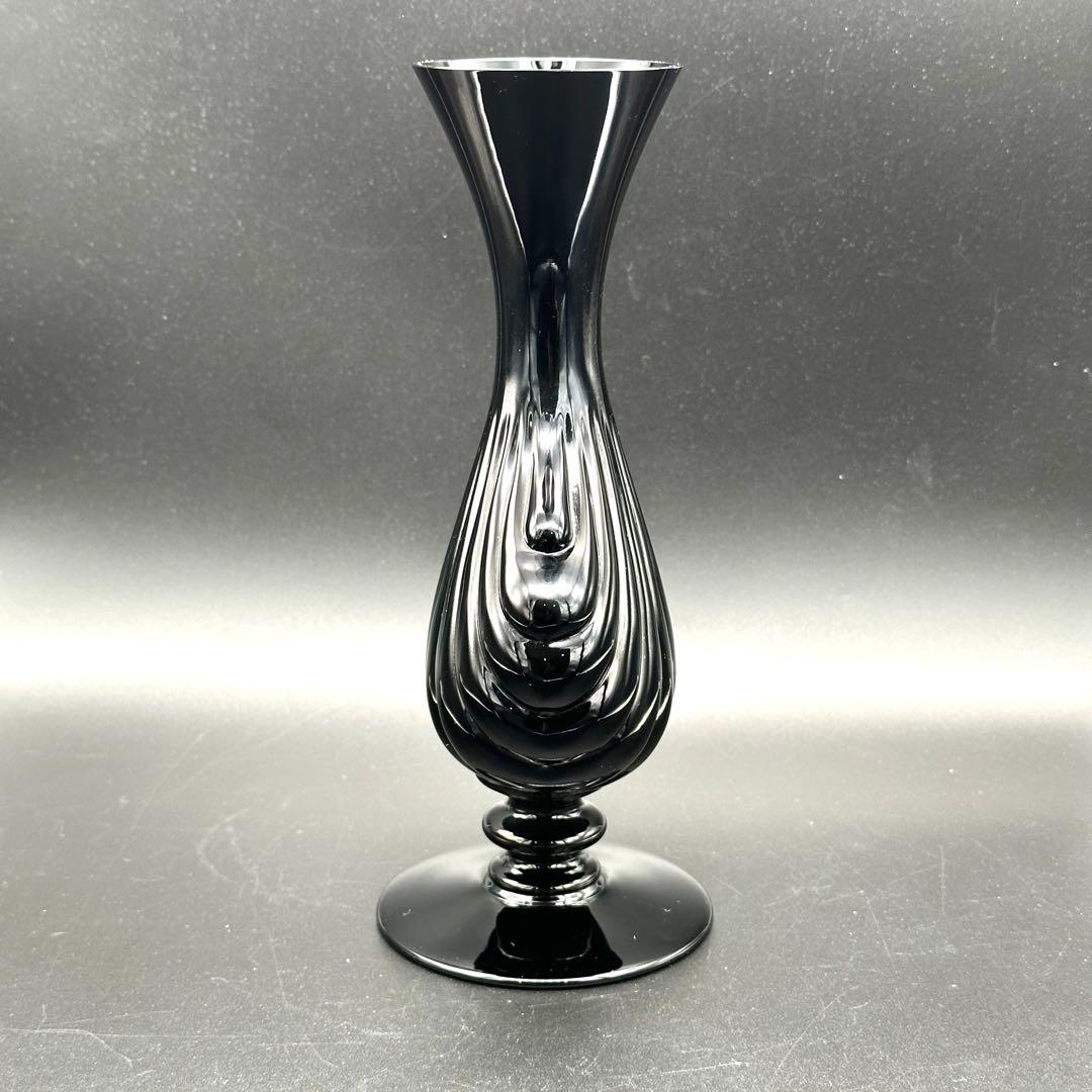 Baccarat バカラ プリマベーラ フラワーベース 花瓶 ブラッククリスタル