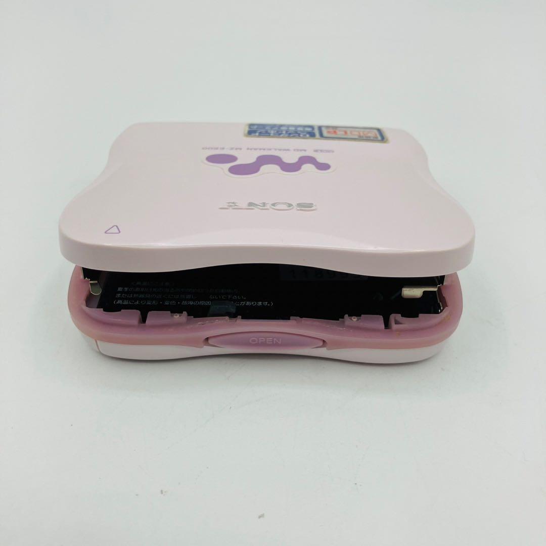 【動作品】美品SONY MD WALKMAN MZ-E600 ピンク