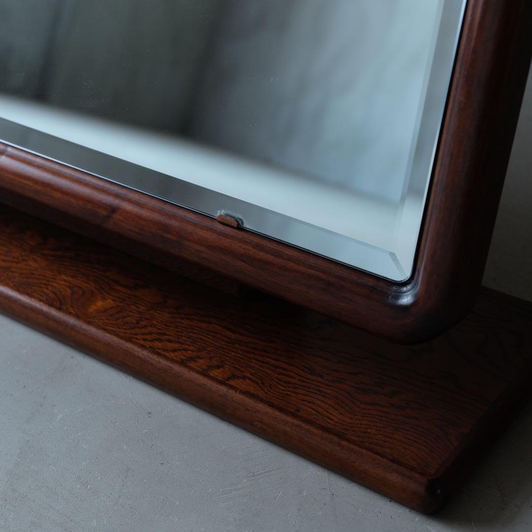 卓上鏡 130×62㎝　ミラー 鏡台 ドレッサー 化粧台 レトロ ヴィンテージ