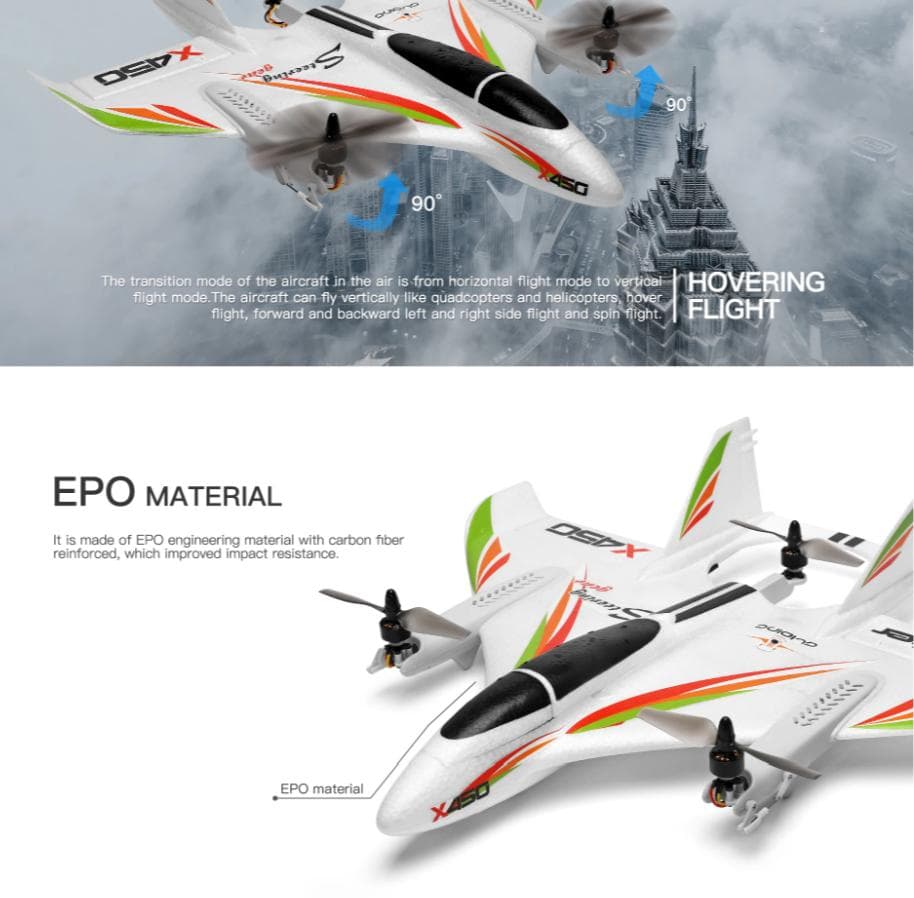 VTOL XK X450 AVIATER 垂直離着陸プレーン