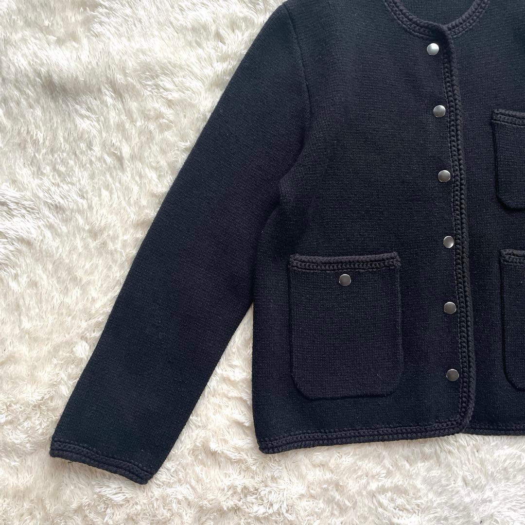 美品✨THE SHINZONE HPS別注　KNIT JACKET ブラック