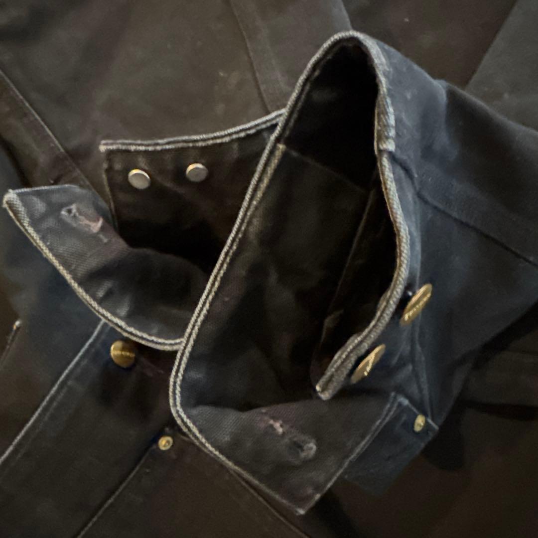 k*様 値下 90s カーハート 墨黒 チョアコート カバーオール XL 46