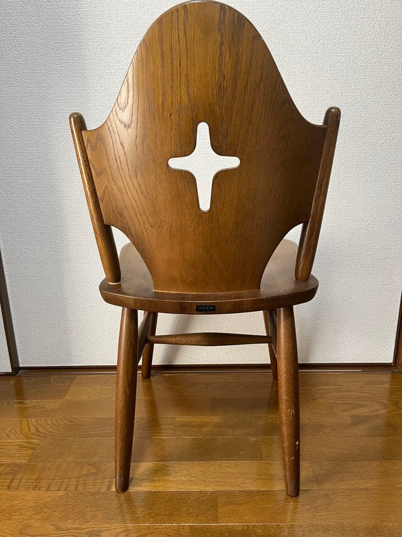 ②WINDS太平 ダイニングチェア チャーチチェア 十字架 飛騨家具