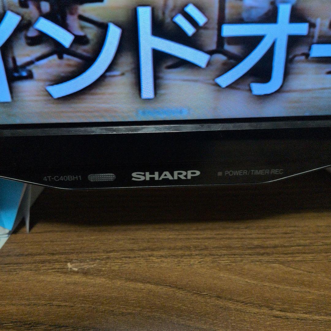 【日本製】SHARP 40インチ 液晶テレビ 4T-C40BH1