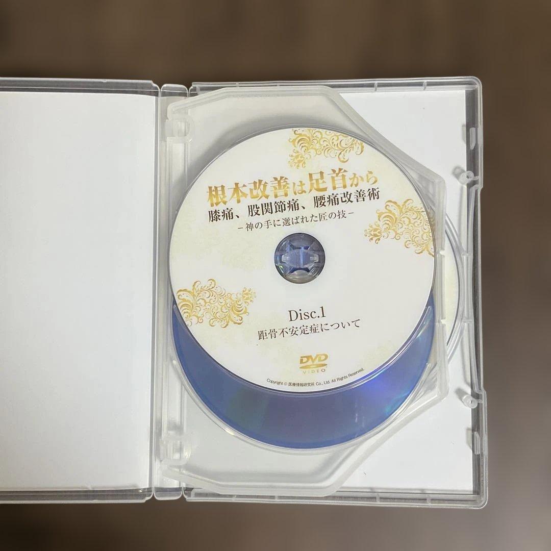 根本改善は足首から膝痛、股関節痛、腰痛改善術 DVD 3枚組 角田紀臣 つのだ式