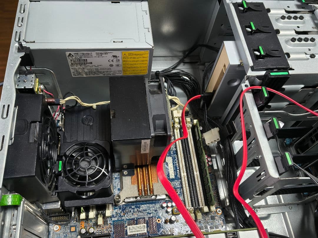 [ジャンク] hp Z420メモリ16GB/NVIDIA Quadro 4000