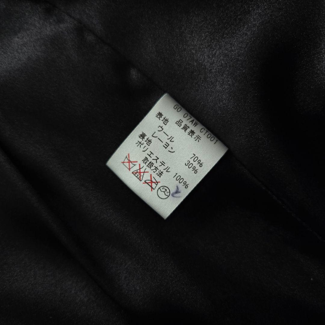 ヴィンテージ ナポレオンコート 金ボタン ブラック ウール