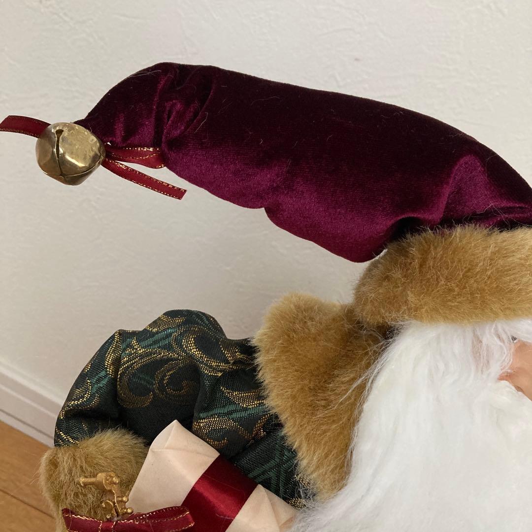 Harmonier ハルモニア　サンタクロースフィギュア　グリーンマント　楽器