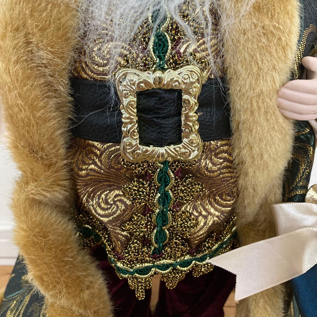 Harmonier ハルモニア　サンタクロースフィギュア　グリーンマント　楽器