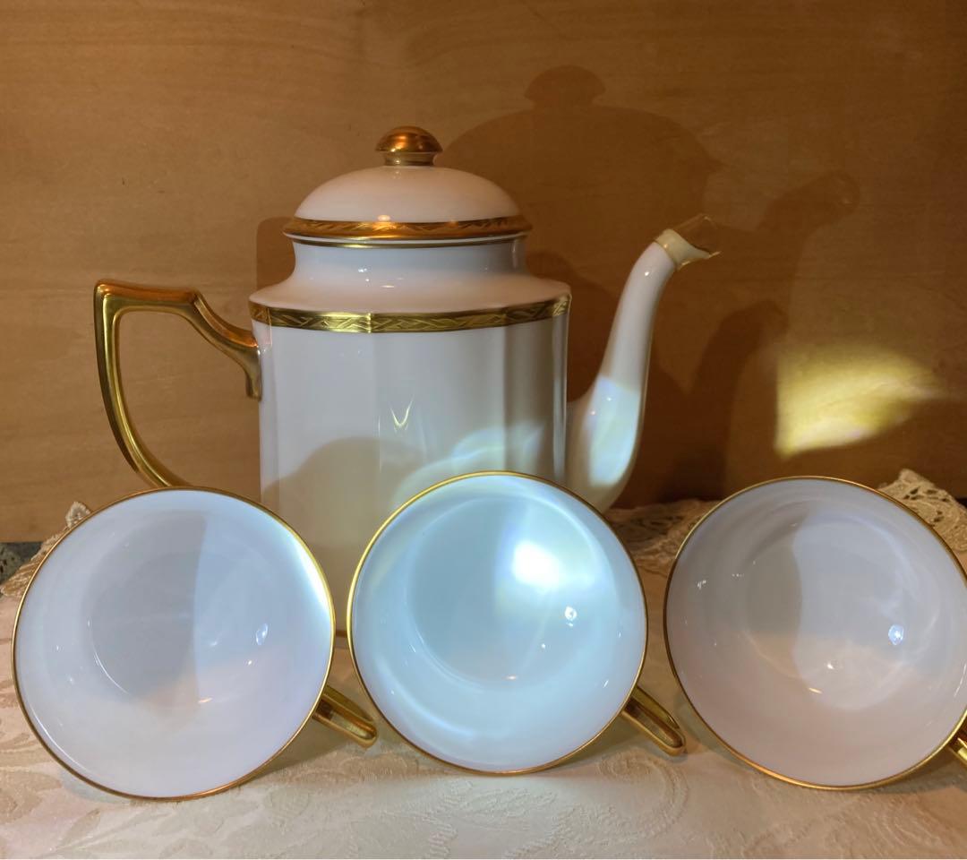 NORITAKE ダイヤモンド ノリタケポット金彩煙突 オルフェウス