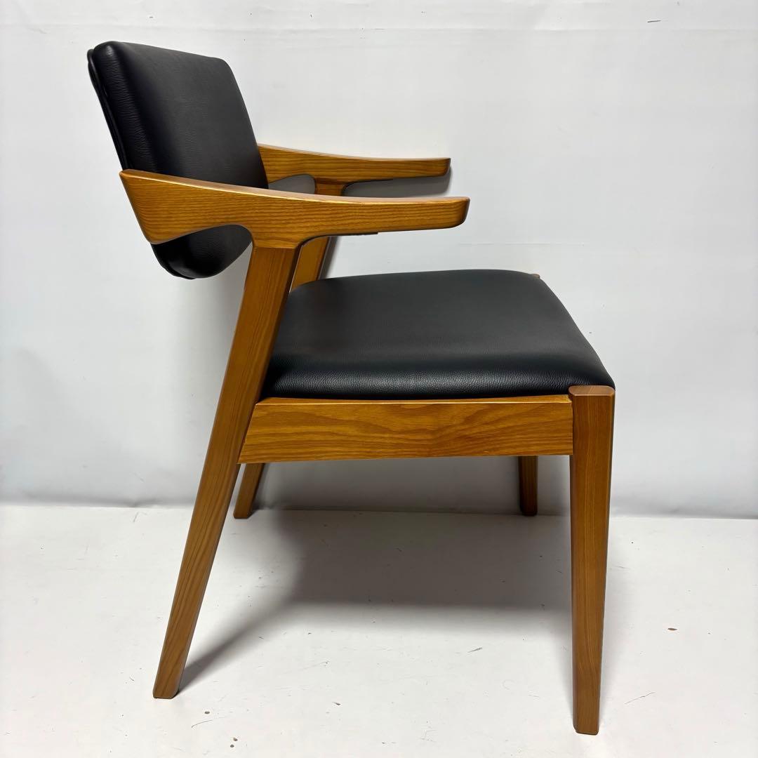 【完成品】ダイニングチェア　ブラウン×ブラック