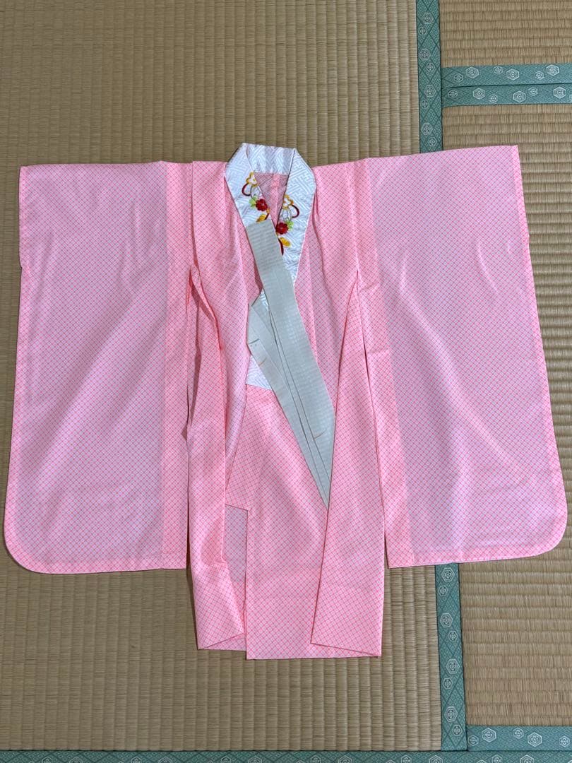 七五三 着物6点セット ピンク 【3歳児2回着用】