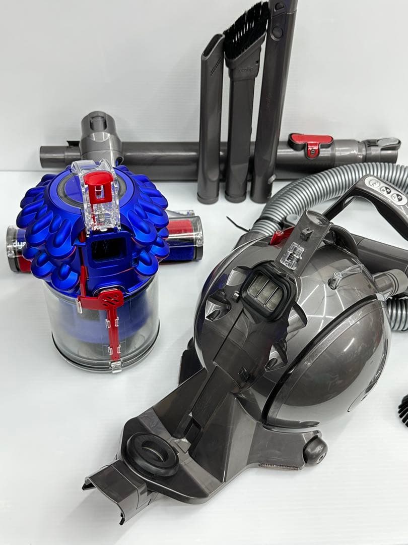 動作保証品　中古　ダイソン　Dyson CY24 掃除機　付属品セット　青　本体