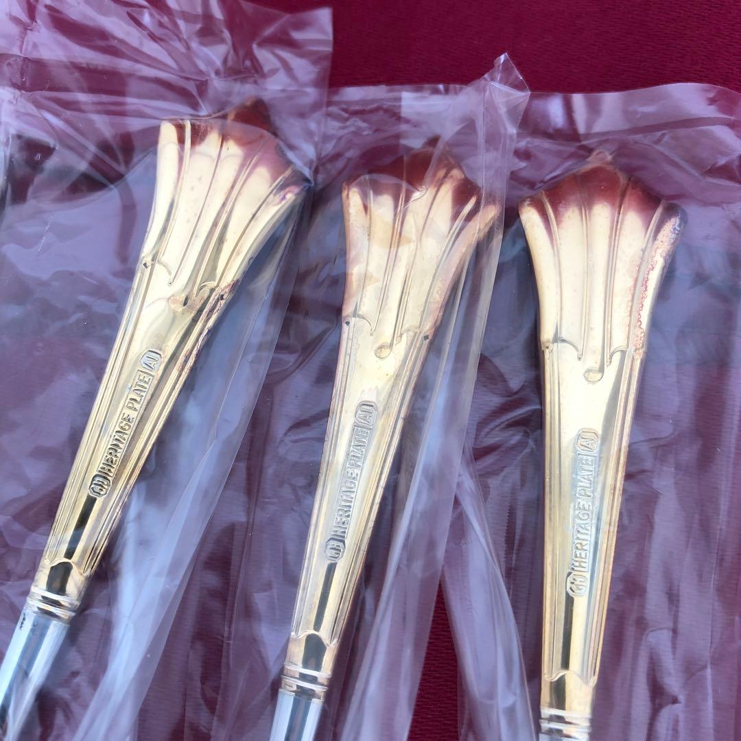 未使用　ジー＆ホルム　ナイフ＆フォーク12本　ヘリテージプレート　最高級　銀製品