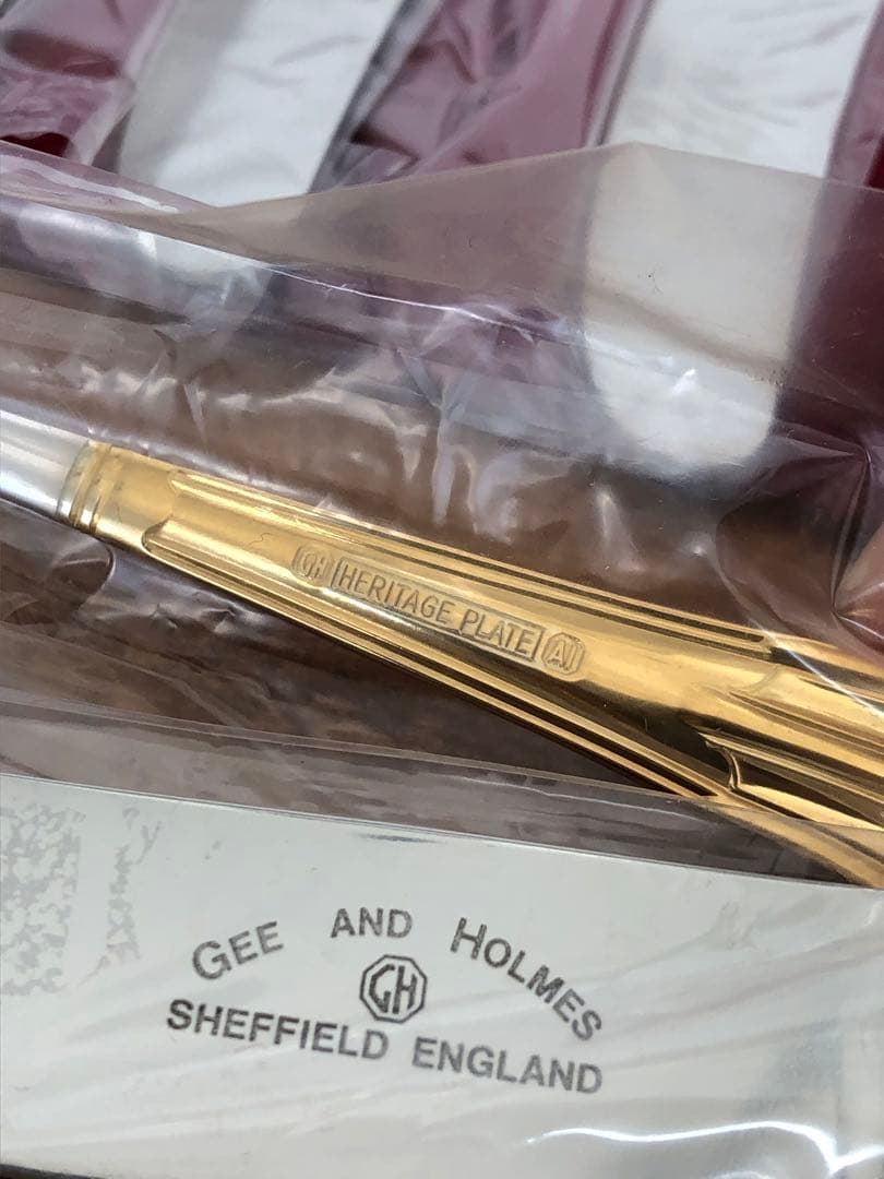 未使用　ジー＆ホルム　ナイフ＆フォーク12本　ヘリテージプレート　最高級　銀製品