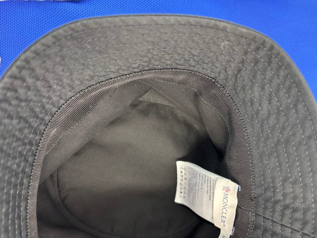 最終値下げ。Moncler ブラック バケットハット　サイズS 男女兼用