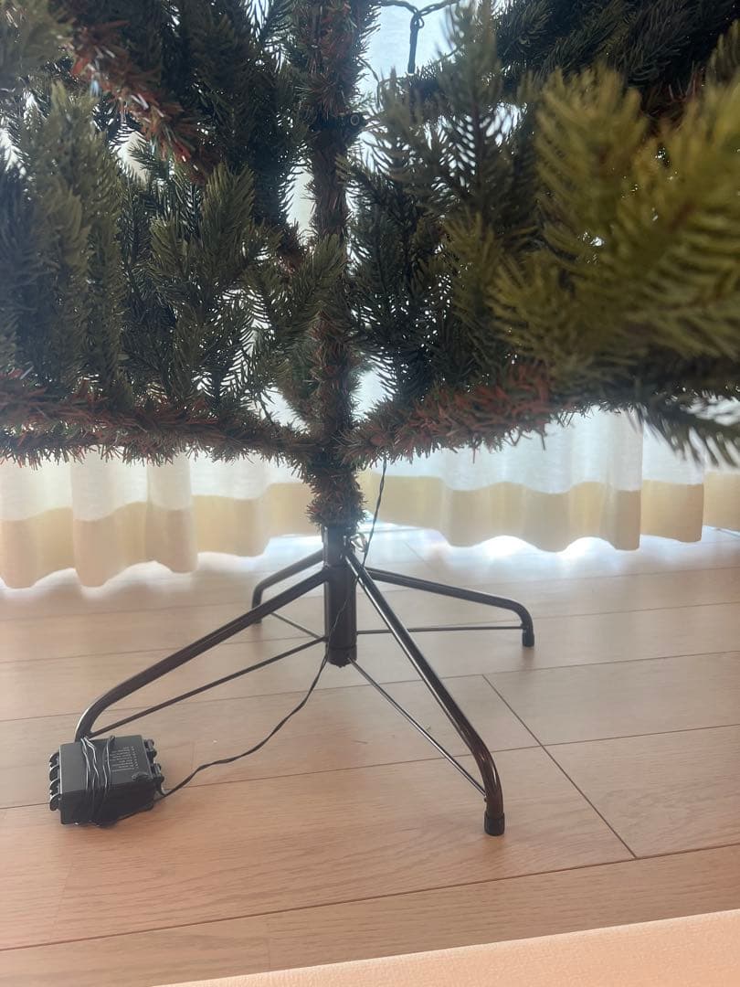 180センチ　クリスマスツリー 緑色