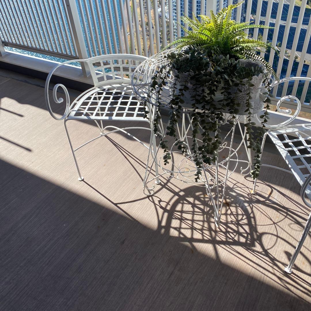 イギリスアンティーク　ガーデンテーブル