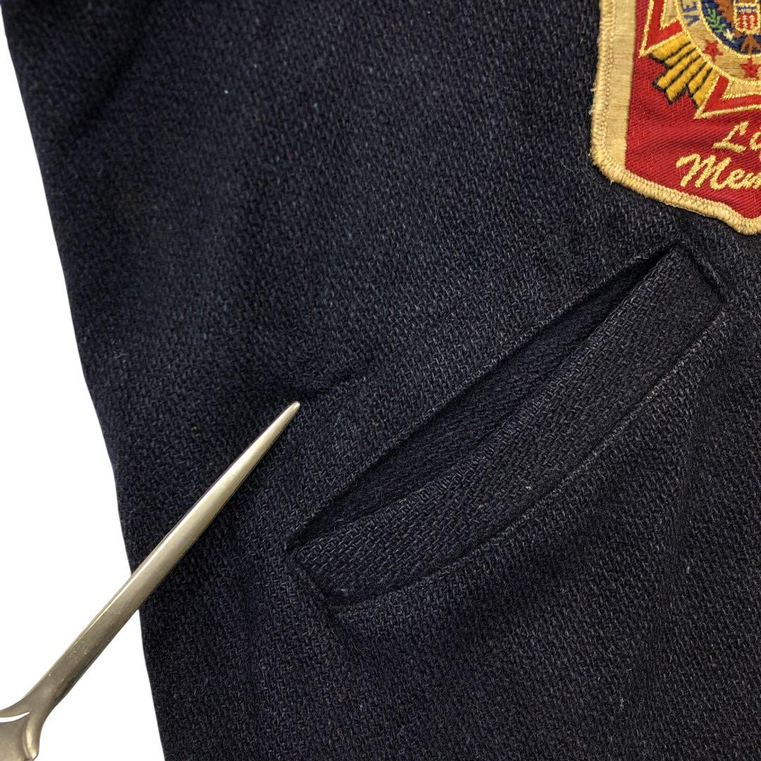 60s V.F.W.退役軍人会 スタジャン ヴィンテージ VFW ワッペン　XL