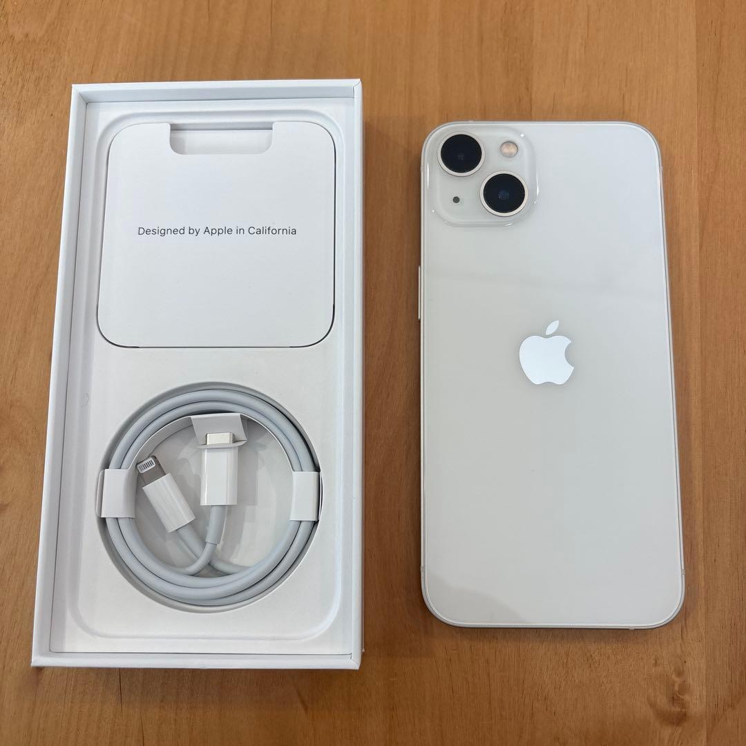 Apple iPhone 13 スターライト 128GB バッテリー89%
