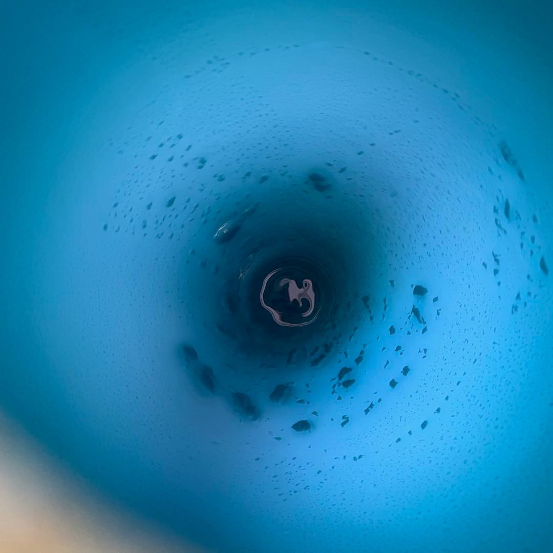 【箱付き】ガラス 花器　作家　岸本耕平