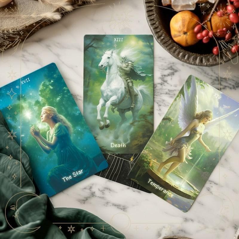人気メーカー新作✨心が洗われるような美麗イラスト✨森の精霊たちのタロットカード