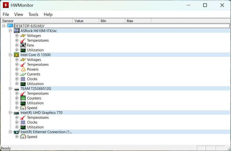 Win11,I5-13500 IN-WIN 自作PC（超小型）ほぼ未使用、動作品