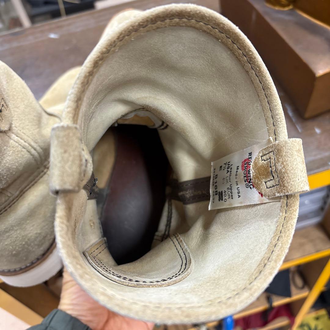 RED WING 8168 ペコス 7 1/2 E Vibram新品ソール