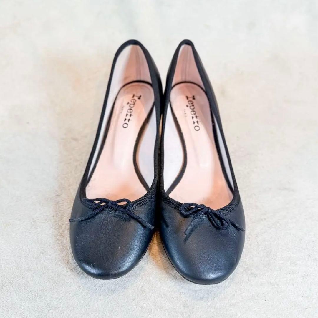 Repetto レペット カミーユ パンプス 38 黒 本革